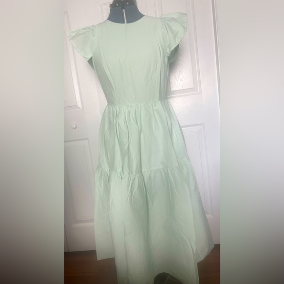 Mint Green summer Dress - Picture 3 of 11